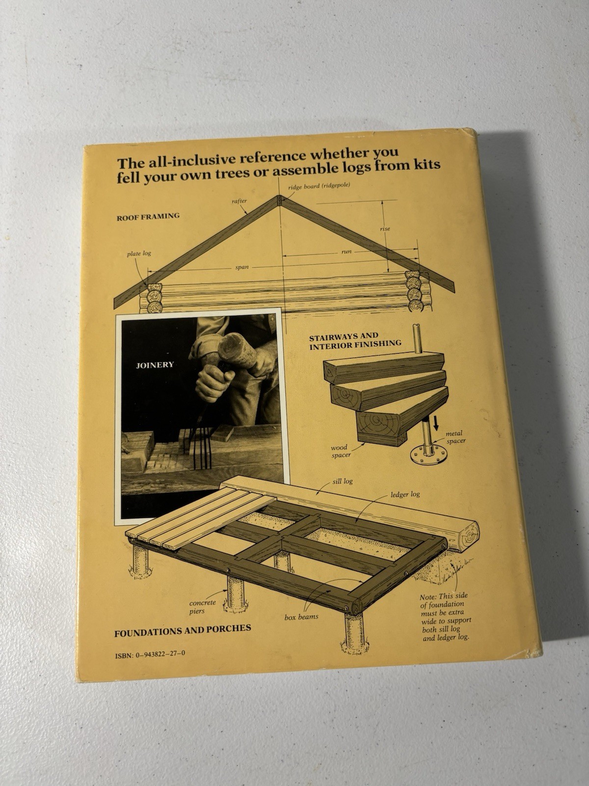 Complete Guide to Building Log Homes: Over 840 illustrations – (HARDCOVER)