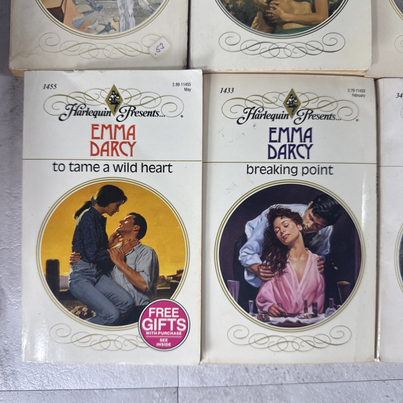 Lot of 20 Harlequin Presents Romance Paperback Books Vintage 1496