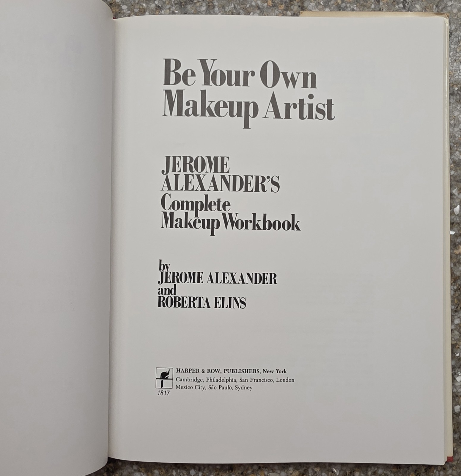 Vintage 1983 Be Your Own Makeup Artist Jerome Alexander Complete Workbook Vtg