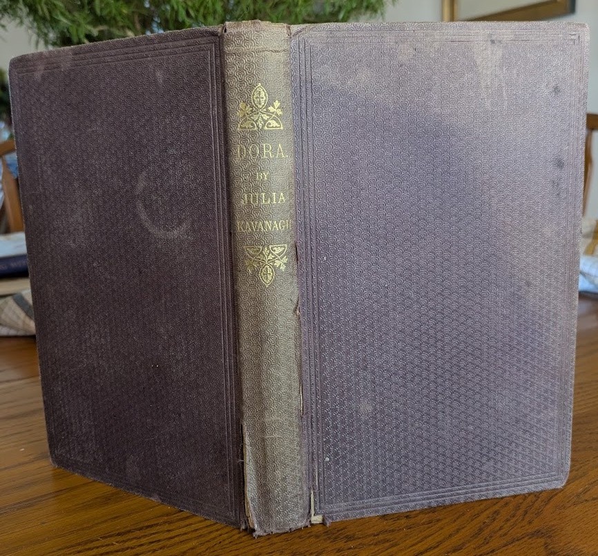 DORA 1868 novel by Julia Kavanagh Irish original HC from D. Appleton *RARE*