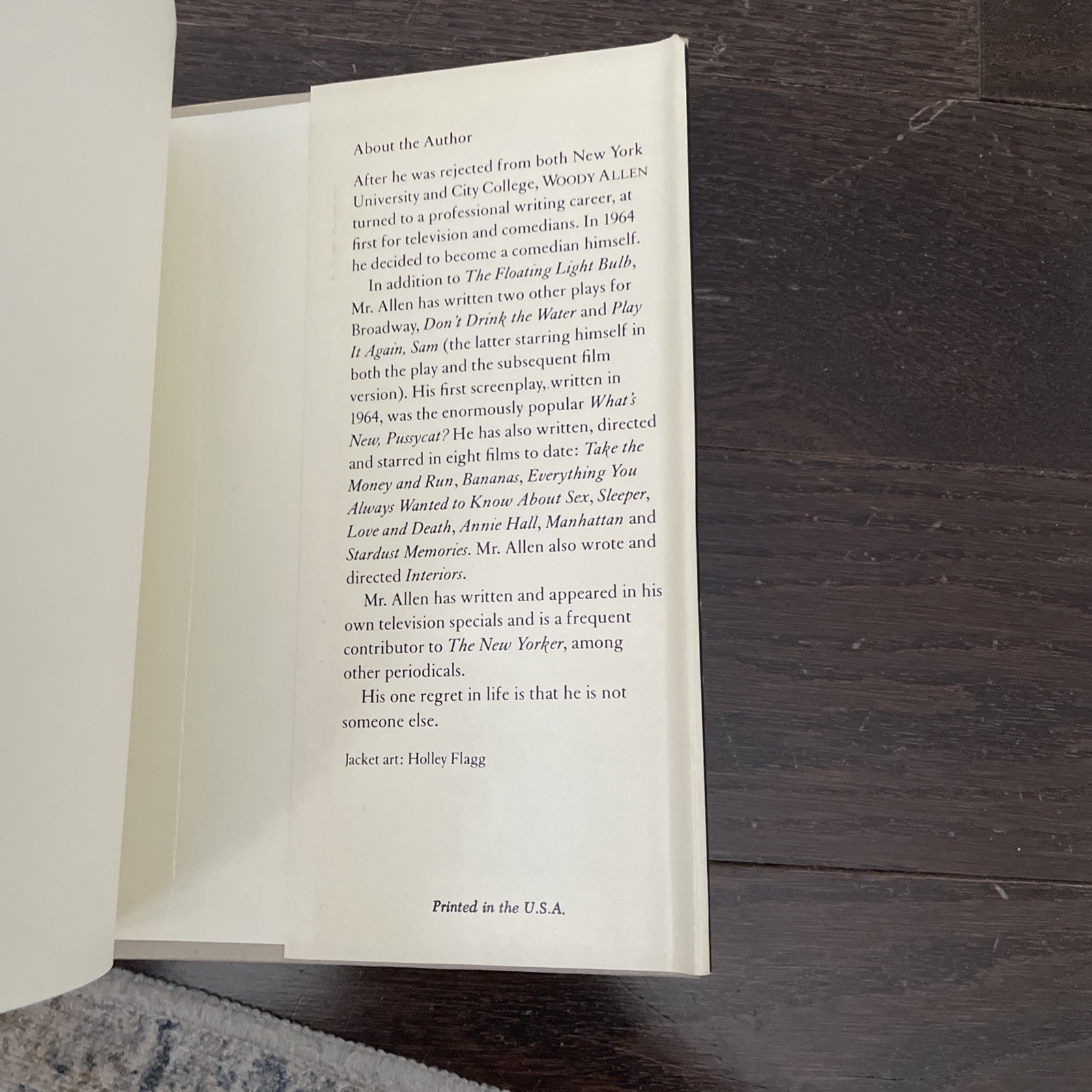 The Floating Light Bulb by Woody Allen (Hardcover, Book Club Edition)
