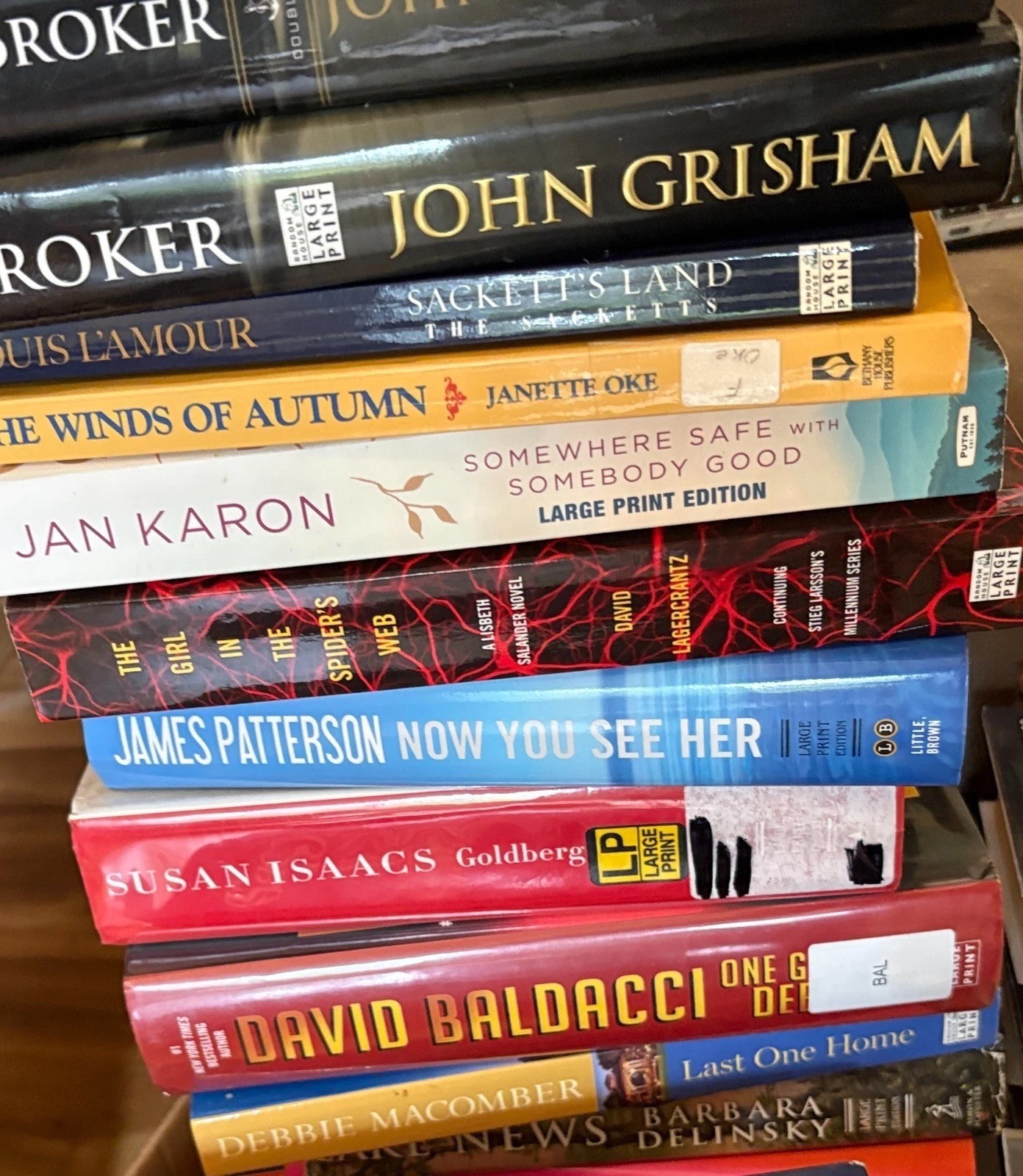 Large Print Ex-Library Books Choose Your Book Paperback Hardcover Easy Reading