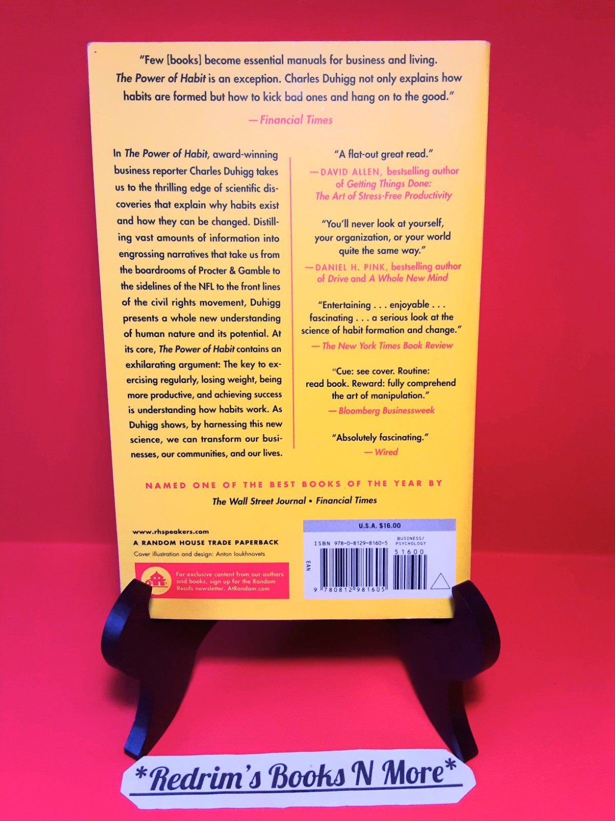 The Power Of Habit Charles Duhigg Softcover Business/Psychology Random House