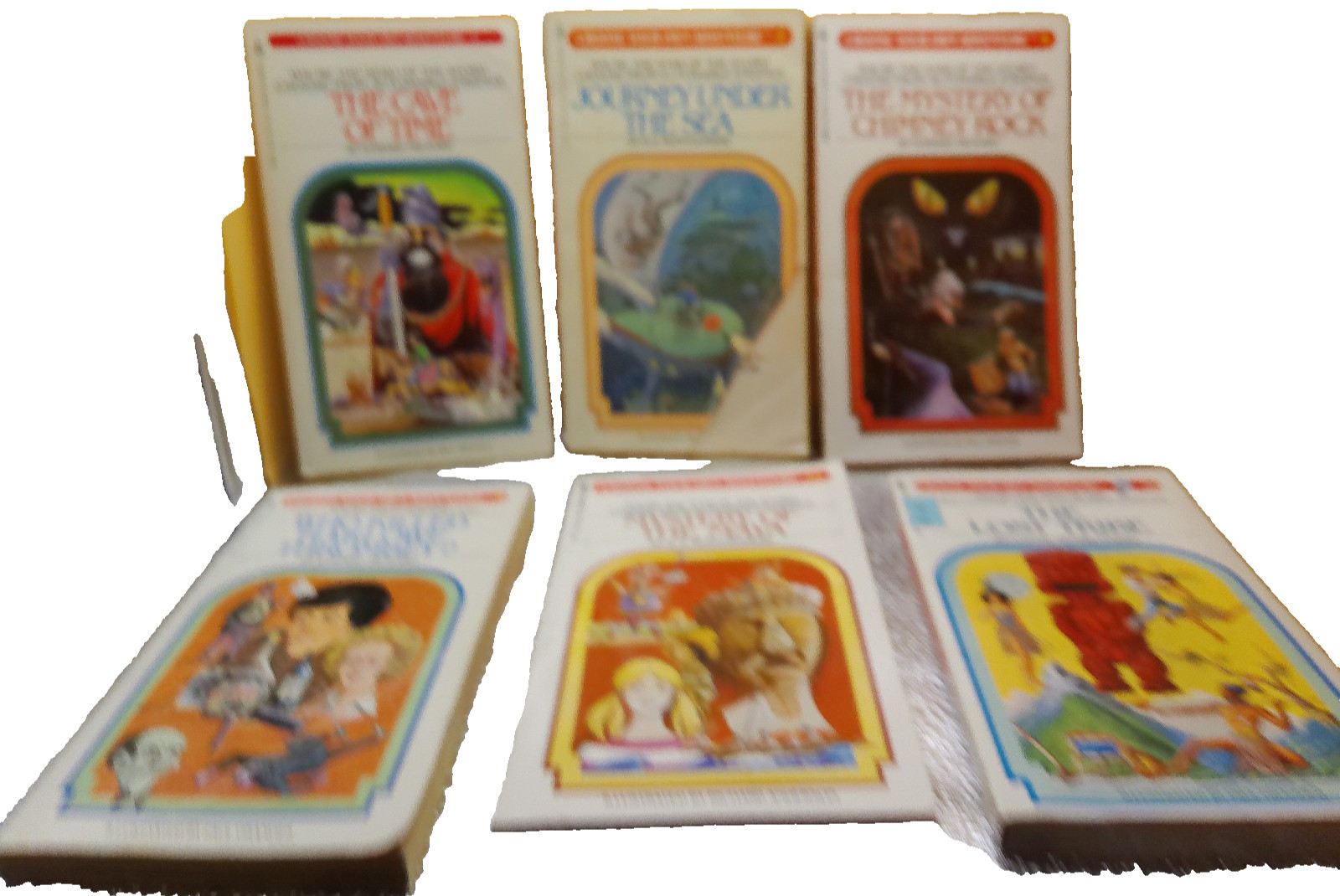 Choose own Adventure Books PB book lot 6 1980s Cave Tribe Sea Rock Killed Maya