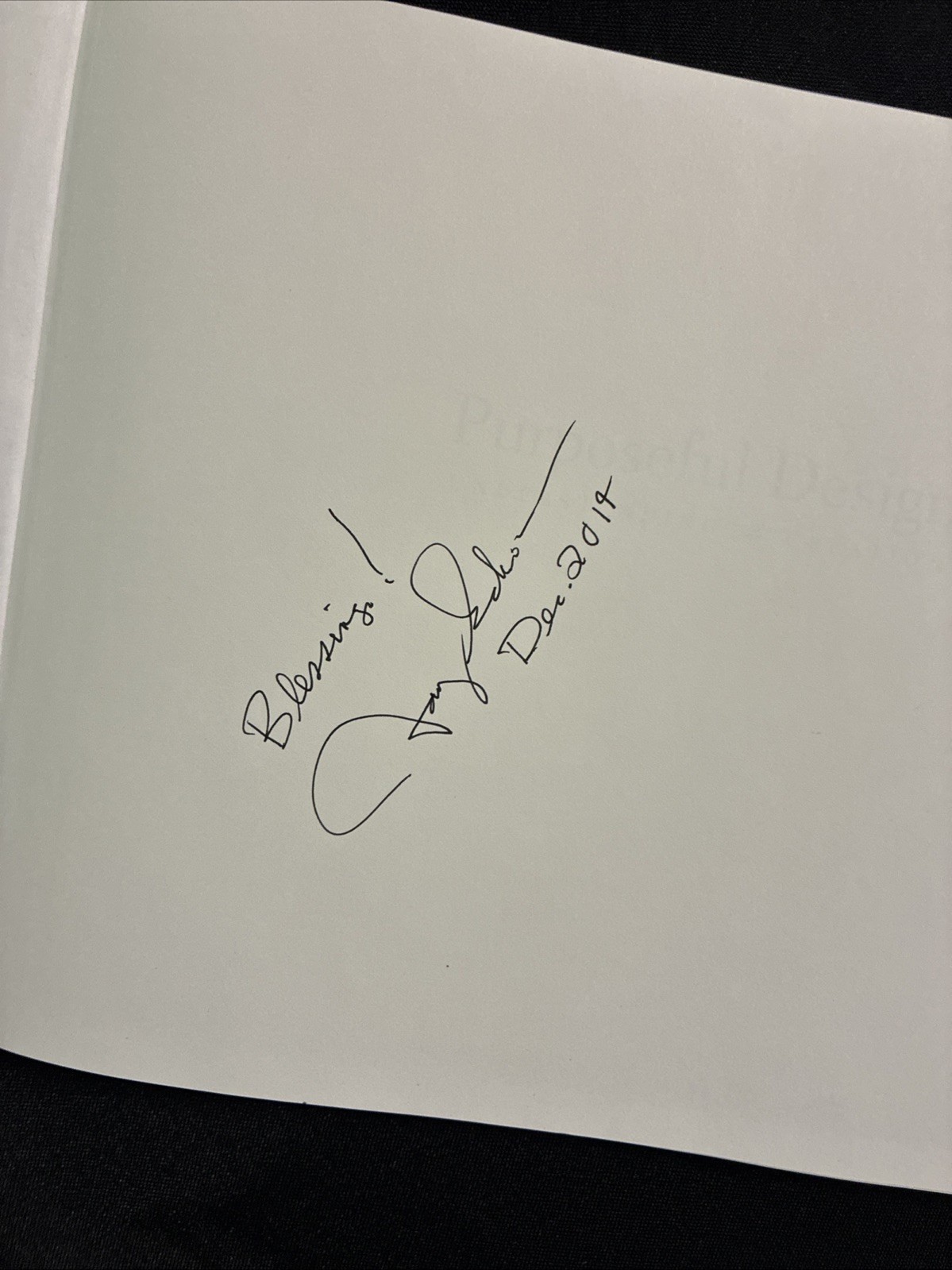 Purposeful Design: Understanding the Creation – Schabacker, Signed by Author
