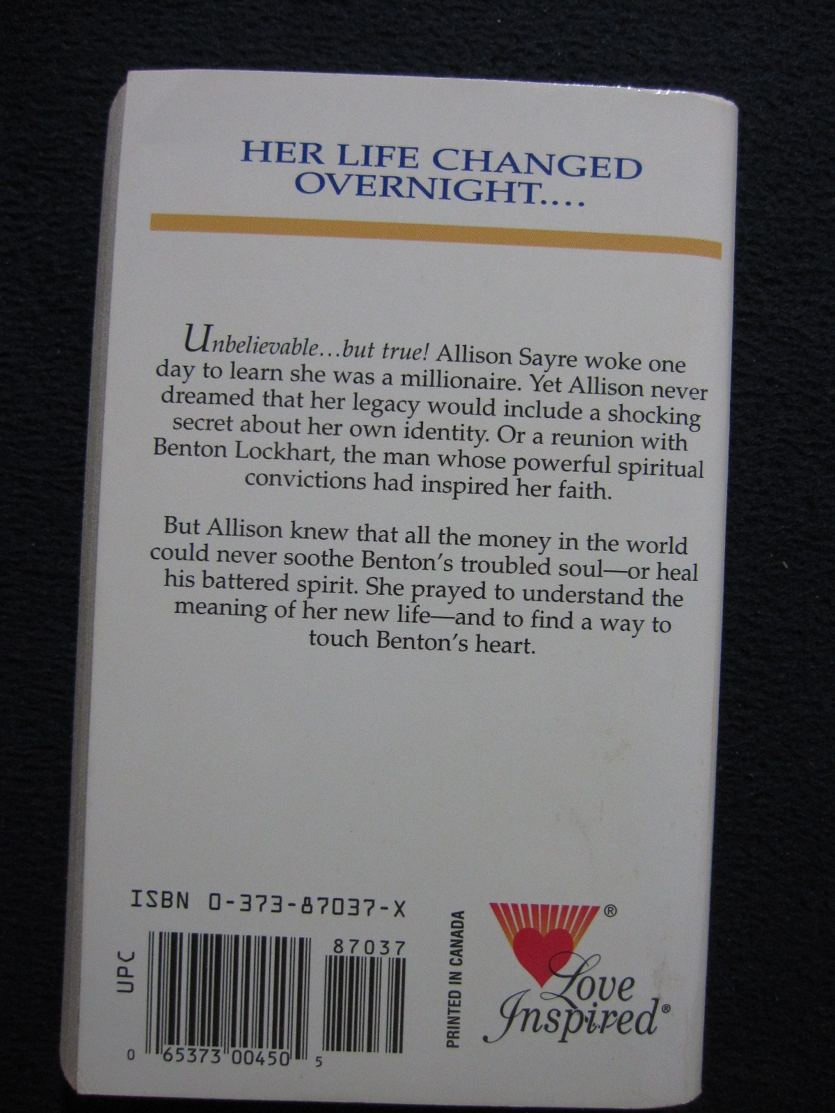Heiress (Love Inspired) [Paperback] Irene Brand