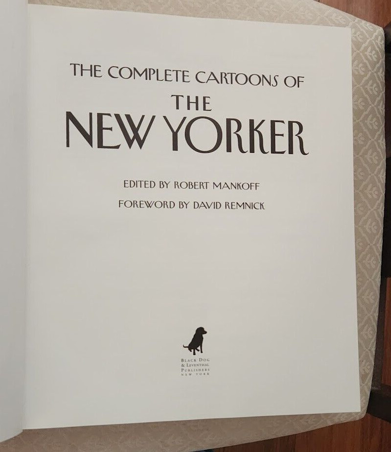 Brand-New The Complete Cartoons of the New Yorker by Robert Mankoff with 2 CD’s