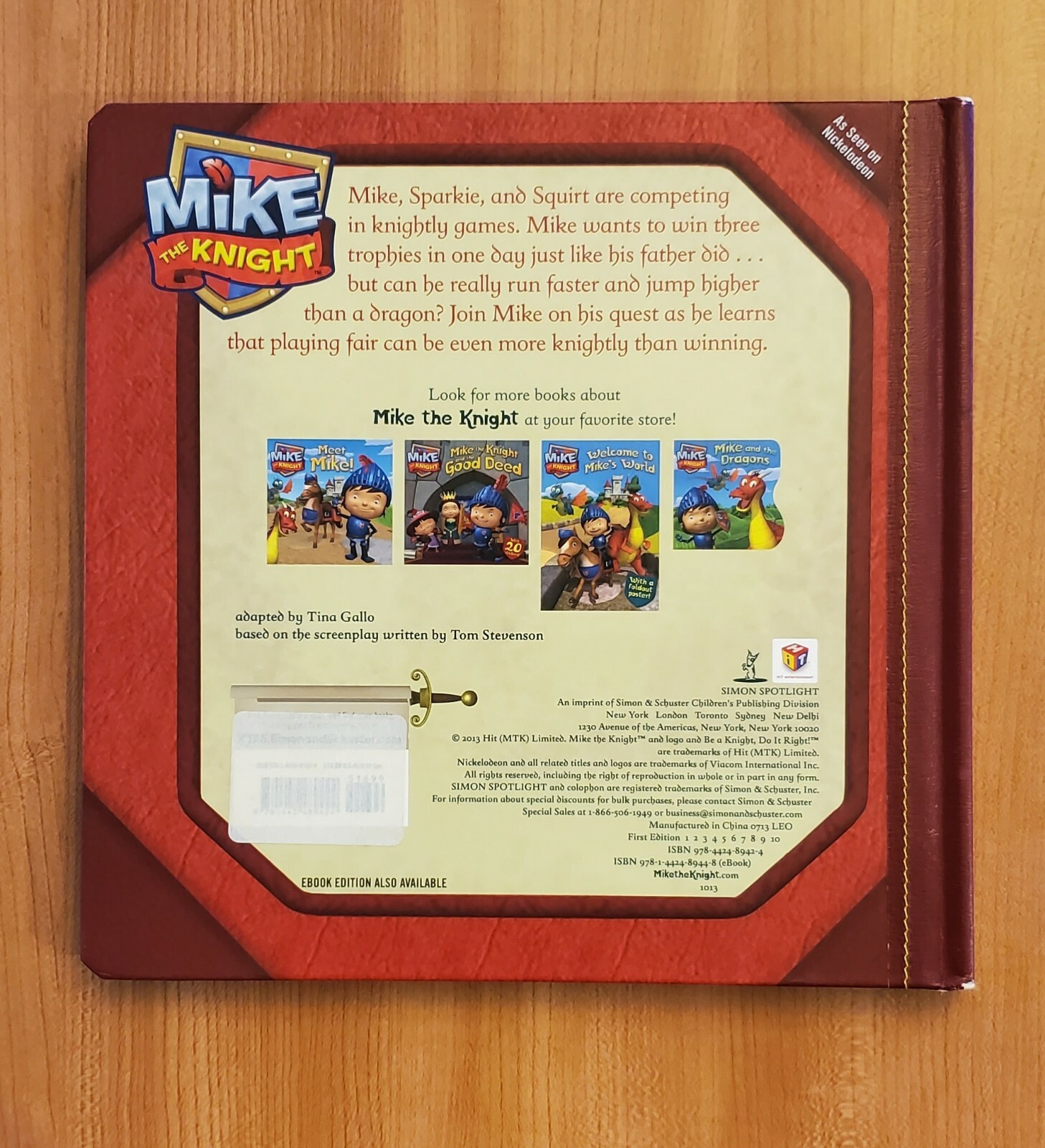 Mike the Knight: The Triple Trophy Triumph (2013, Hardcover)