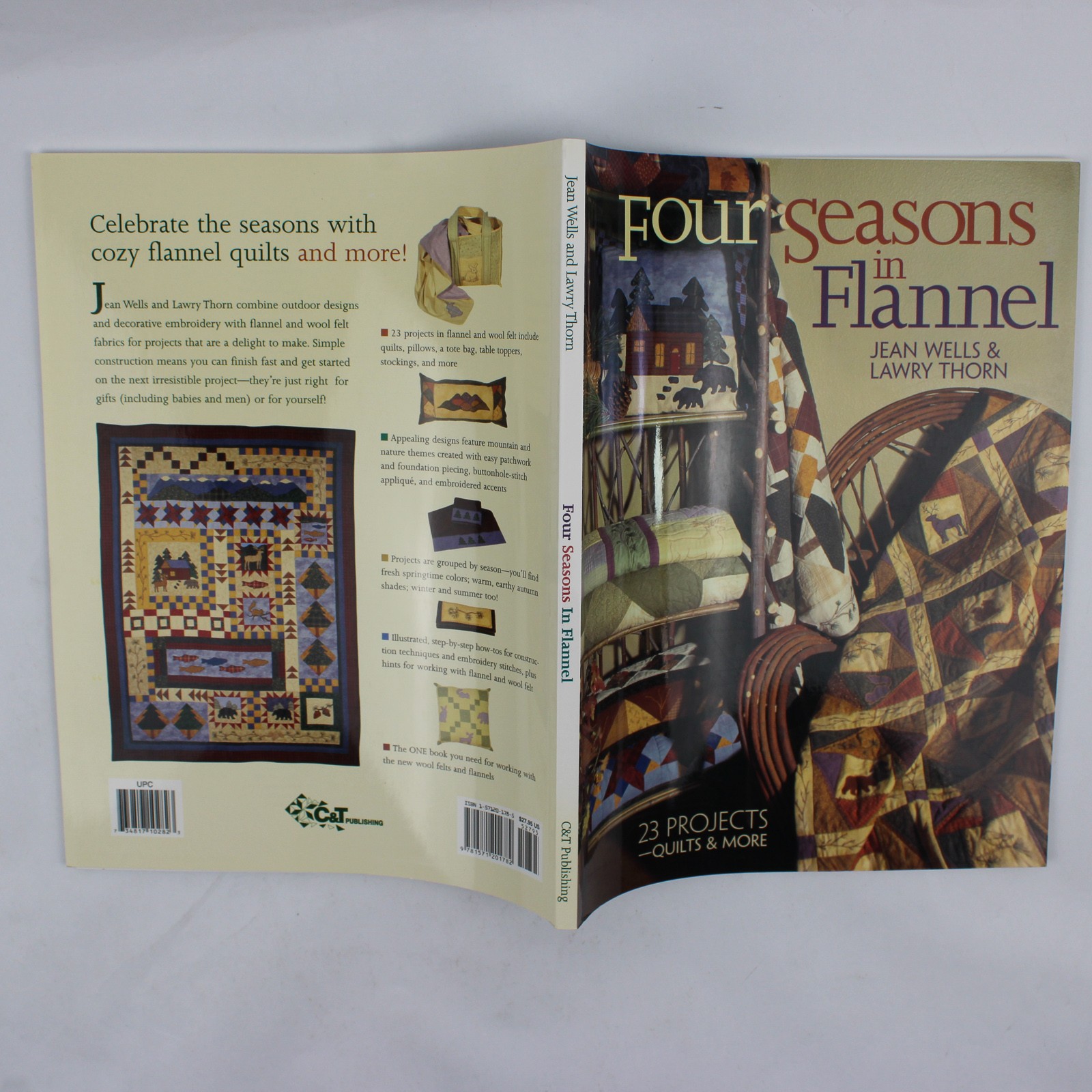 Four Seasons in Flannel by Jean Wells & Lawry Thorn 2002 Paperback 23 Projects