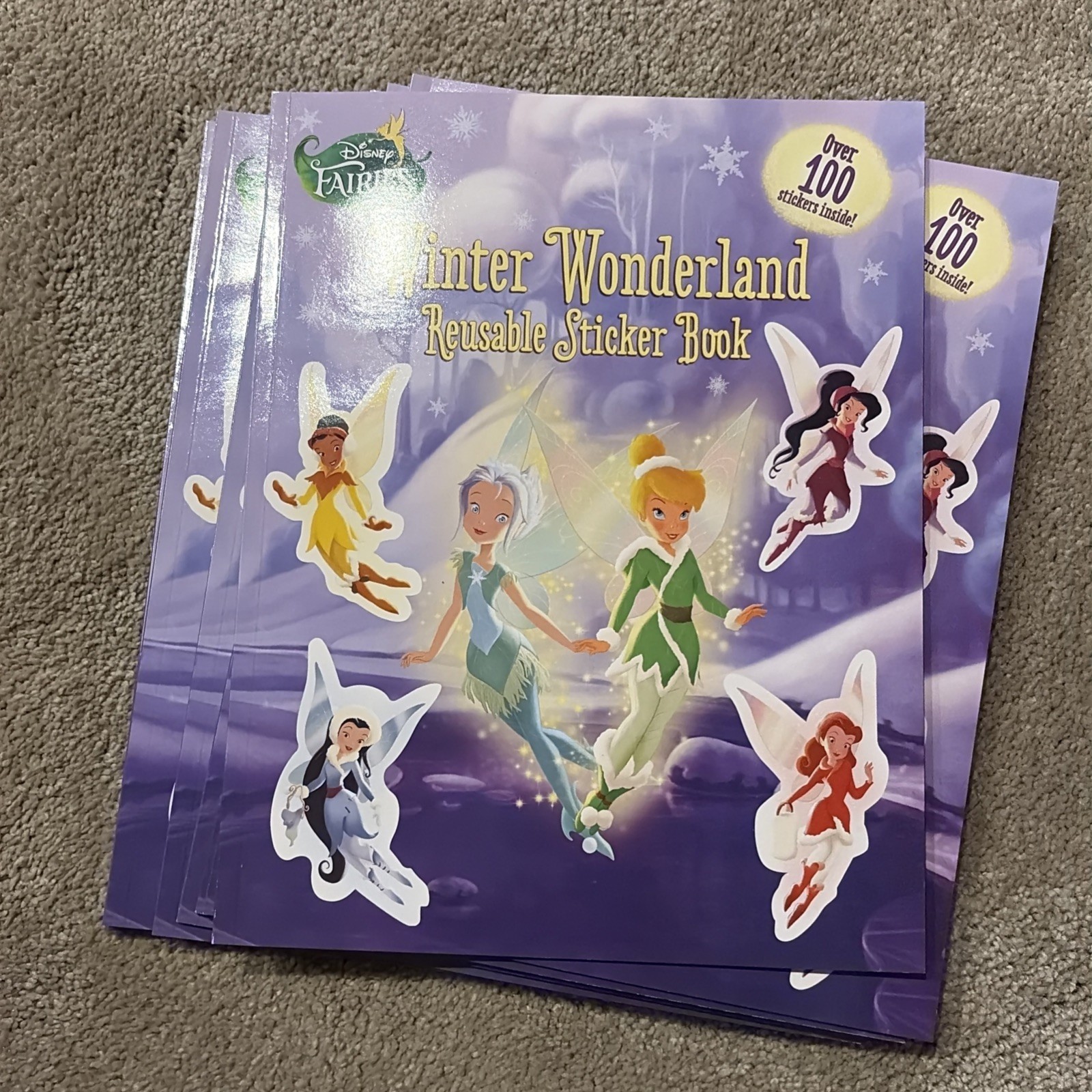 Winter Wonderland Reusable Sticker Book Paperback softback NEW Multiple Availble