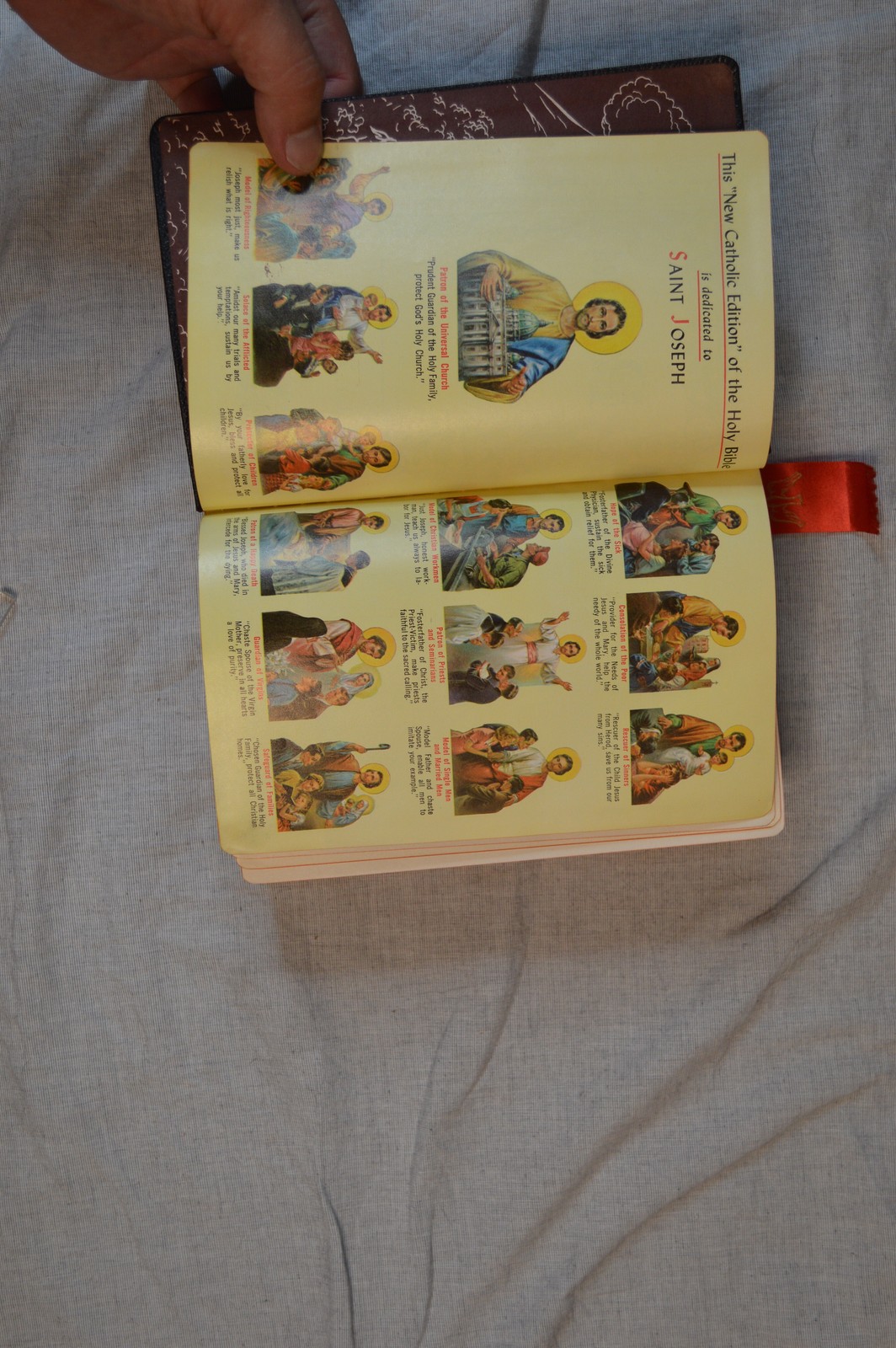 Saint Joseph New Catholic Edition Holy Bible Confraternity 1962 Vintage