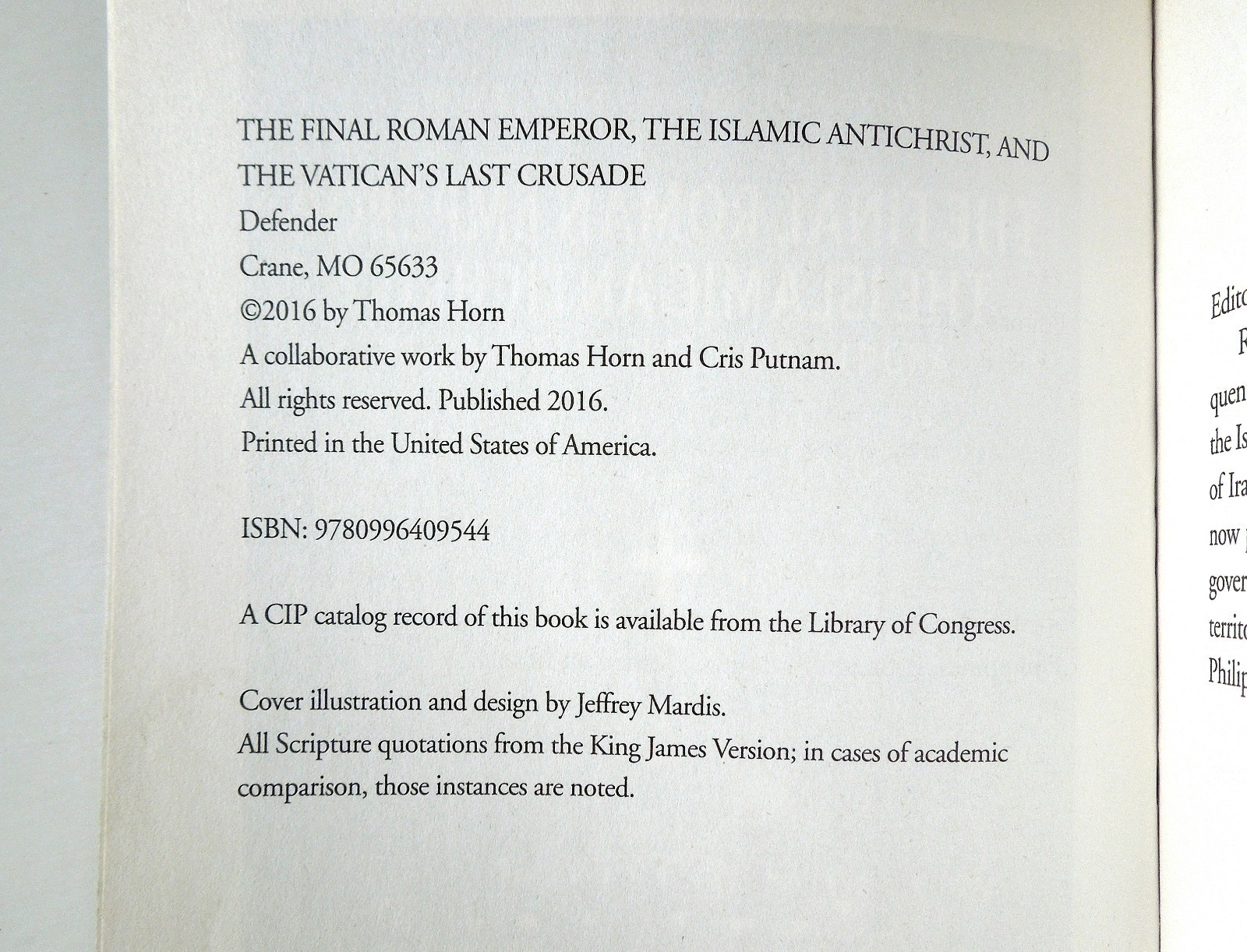 The Final Roman Emperor, The Islamic Antichrist, and The Vatican’s Last Crusade