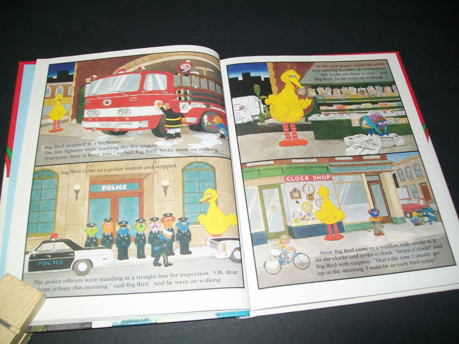Vintage Sesame Street Books On My Way, Grover, Big Bird 1989 Lot of 6