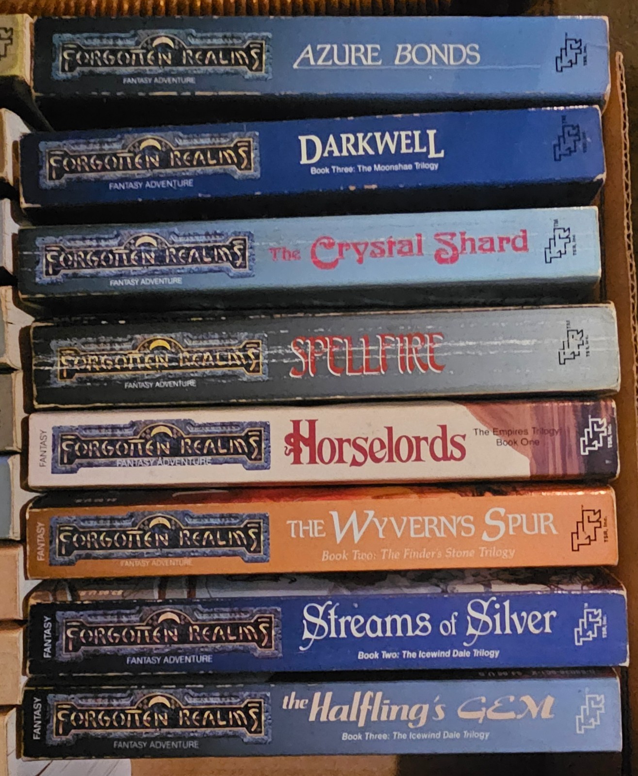 Forgotten Realms Mixed Series Lot of 8 Paperback Books Fantasy R.A. Salvatore