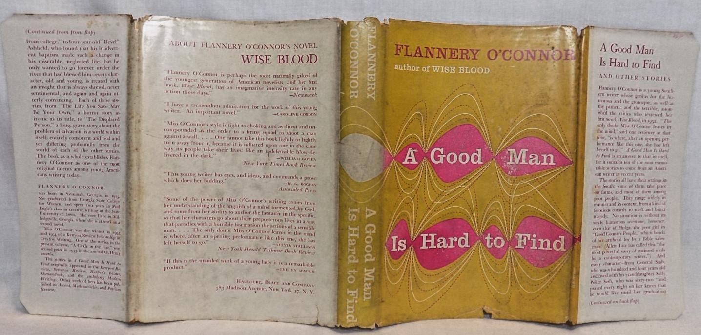 A Good Man is Hard to Find and Other Stories by Flannery O’Connor, 1955 1st HCDJ