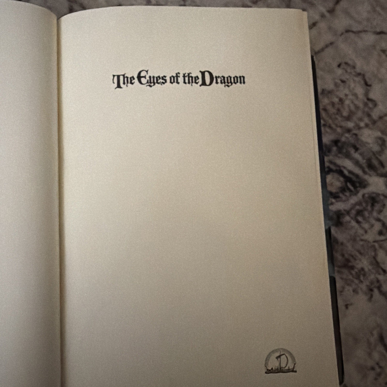 Stephen King Eyes of the Dragon (1987) Hardcover First Edition