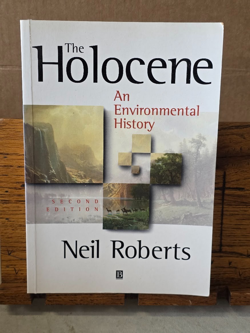 1998 Second Edition The Holocene: An Environmental History soft cover excellent