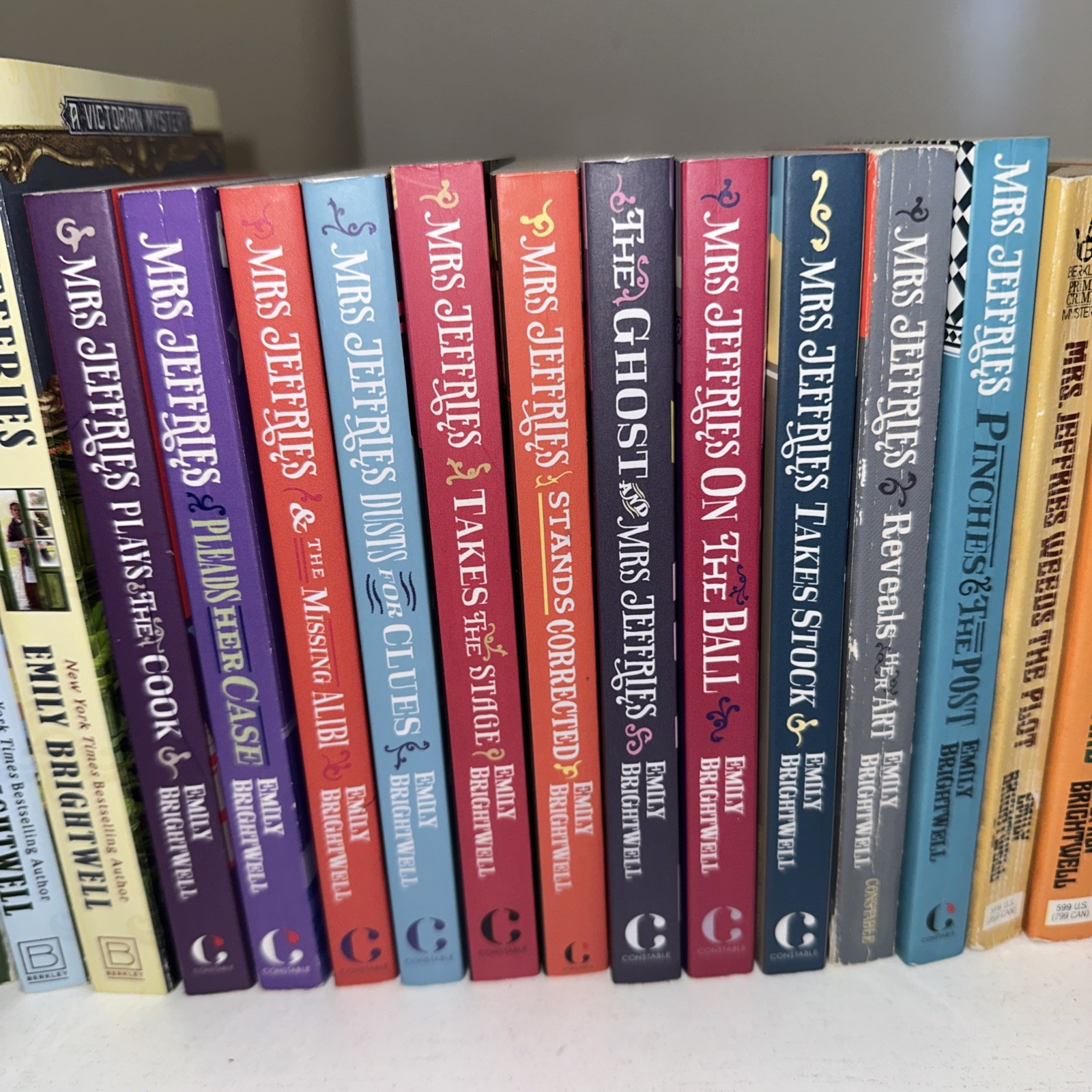 MRS. JEFFRIES Complete Set Series 1-41 by Emily Brightwell See Description.