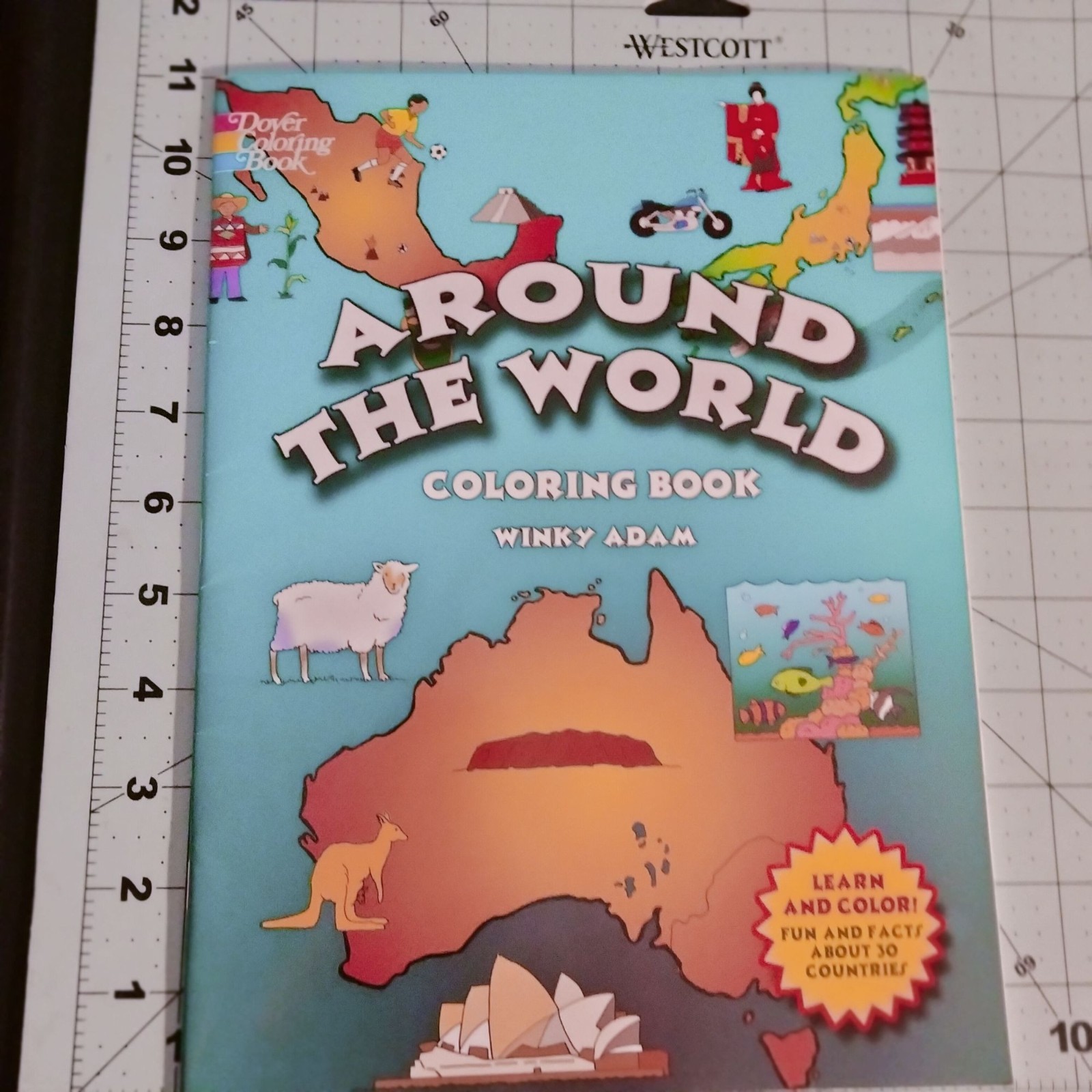 Around The World Coloring Book By Winky Adam Dover 2005