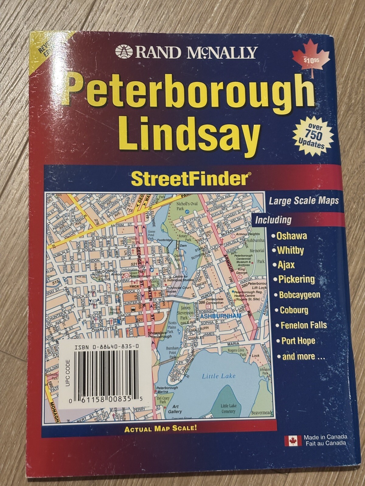 Rand McNally Oshawa Pickering Ontario street atlas guide Canada