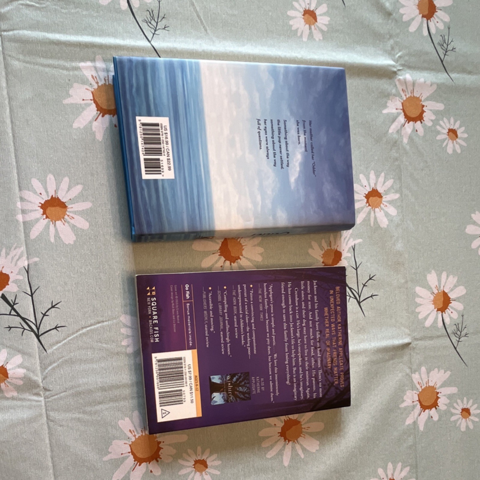 Katherine Applegate Odder Crenshaw Hardcover Paperback Square Fish Marine Magic