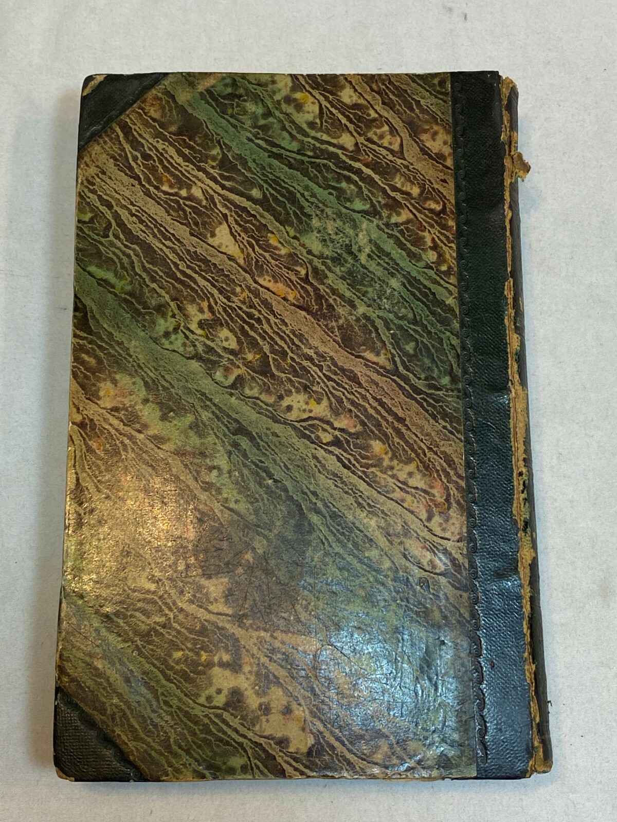 The Youth’s Parlor Annual 1844 Antique Book Christian Family Magazine Leather