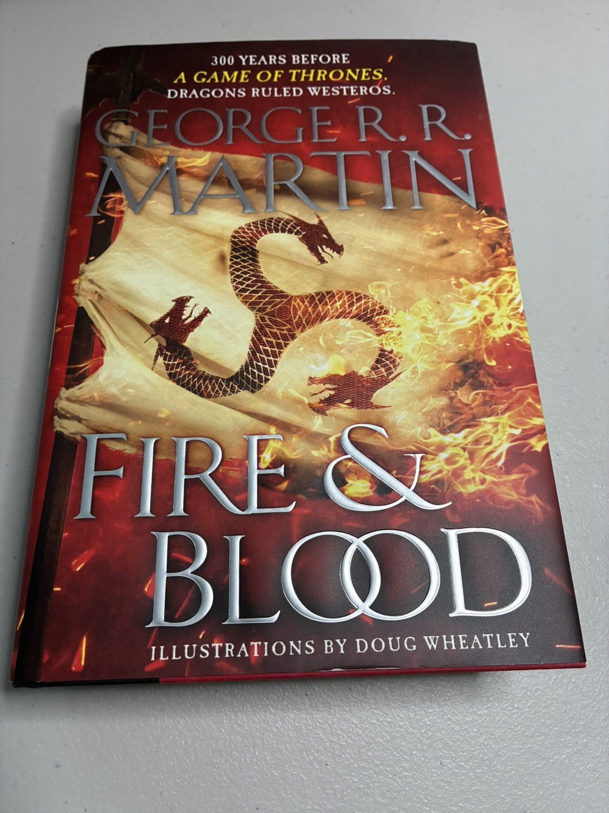 George R.R. Martin RR hardcover Book Fire & Blood 2018 1st Edition DJ Excellent
