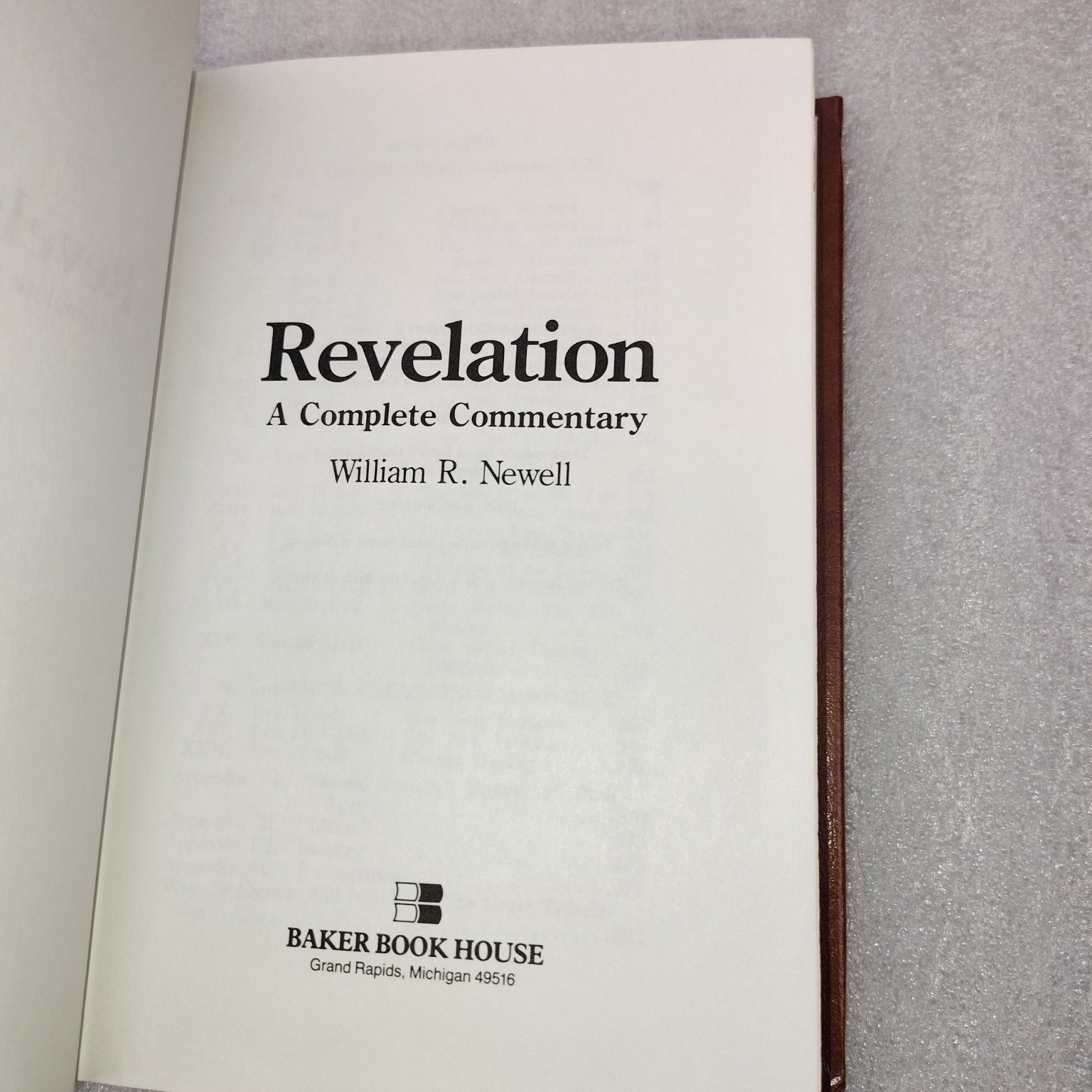 Newell Commentaries Romans Hebrews Revelation Set 1987 Baker Book House