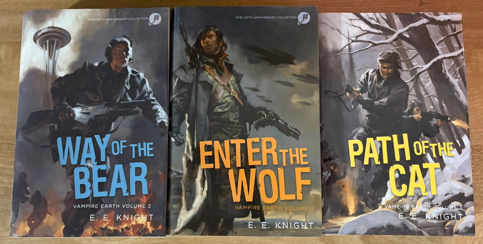 Vampire Earth by E.E Knight Omnibus Volume 1-3 Set (Hardcover) SFBC
