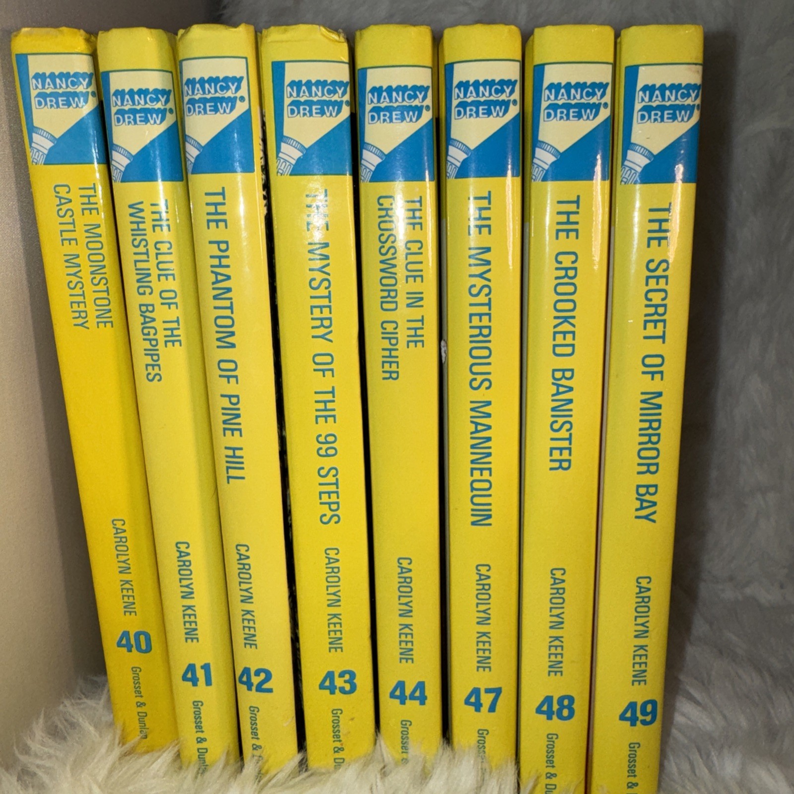 Nancy Drew Mystery Stories Mixed Lot 8 📚Hardcover Books 1992 x Carolyn Keene