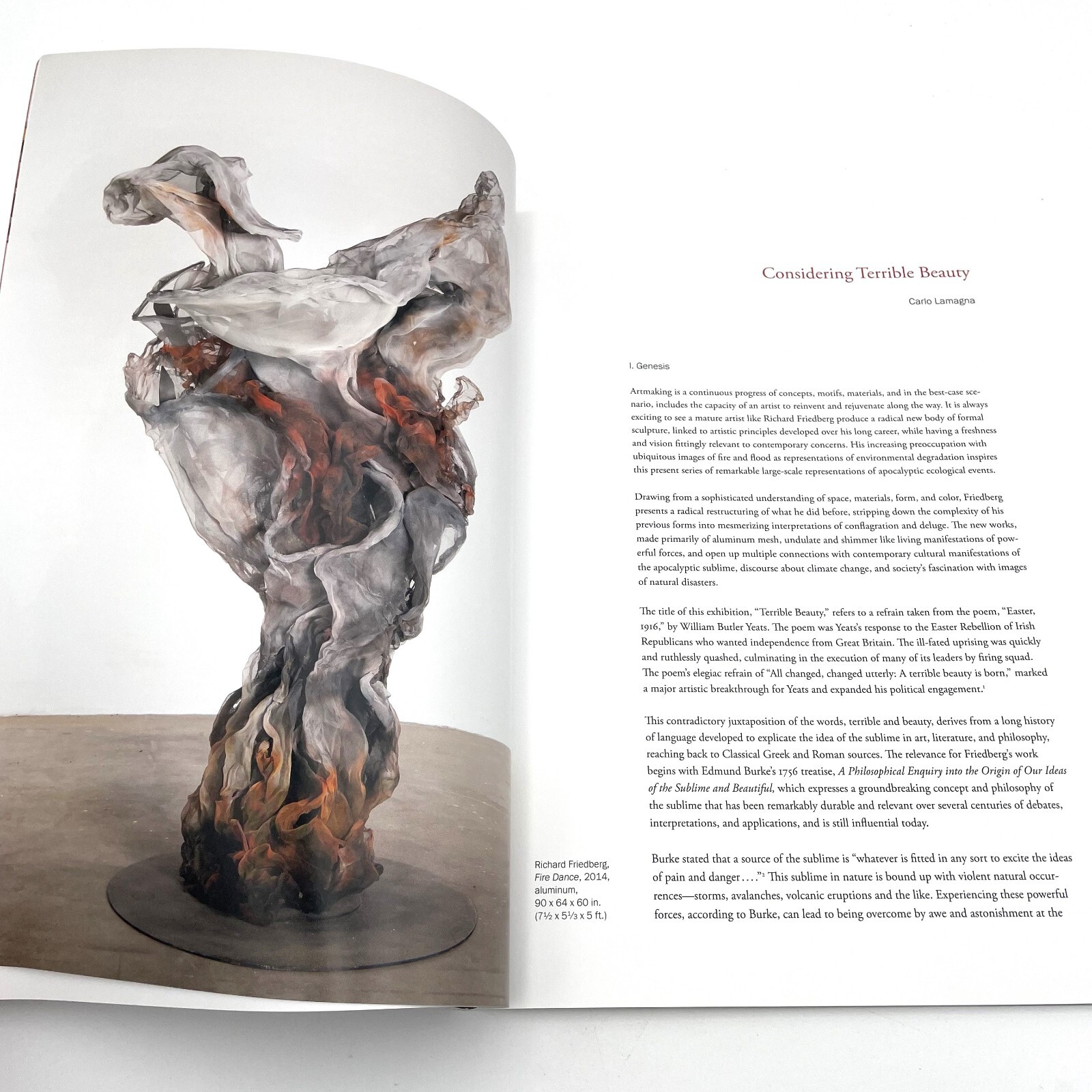 Richard Friedberg Sculpture Catalogue – Terrible Beauty 2021 Art Exhibition PB