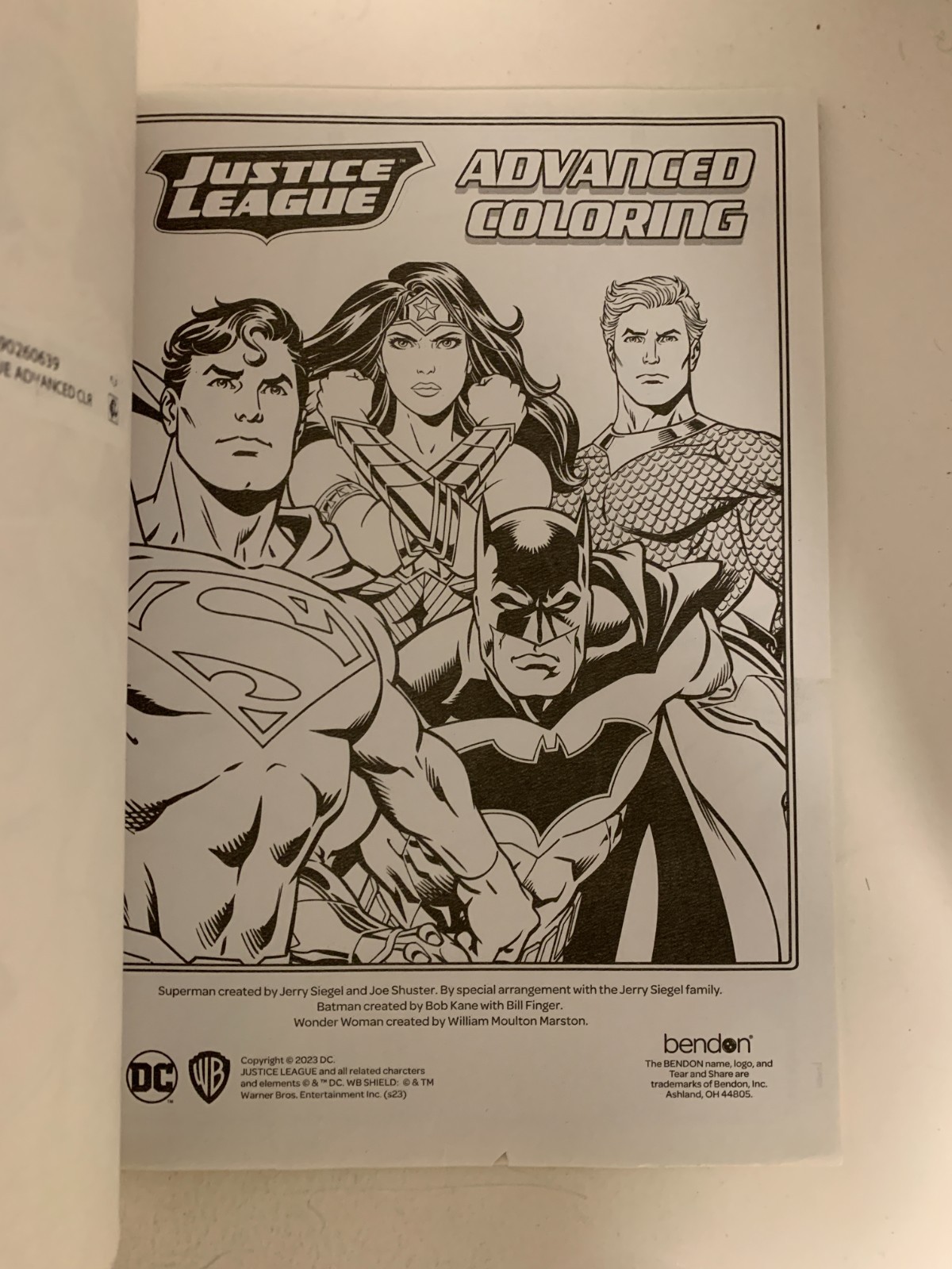Justice League – Advanced Coloring Book 40-Pages – DC Comics by Bendon