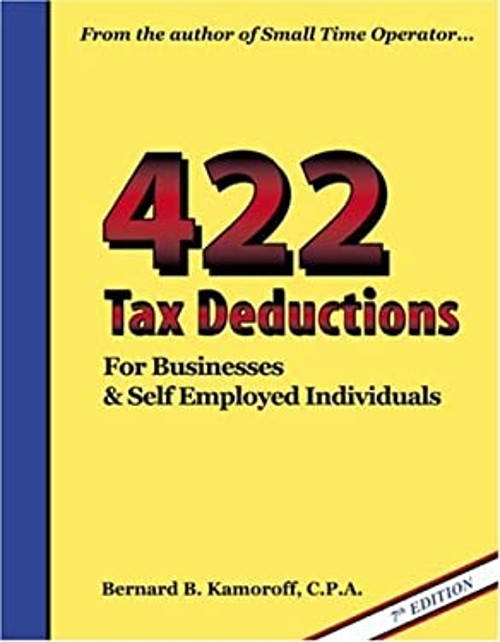 422 Tax Deductions for Businesses and Self Employed Individuals P
