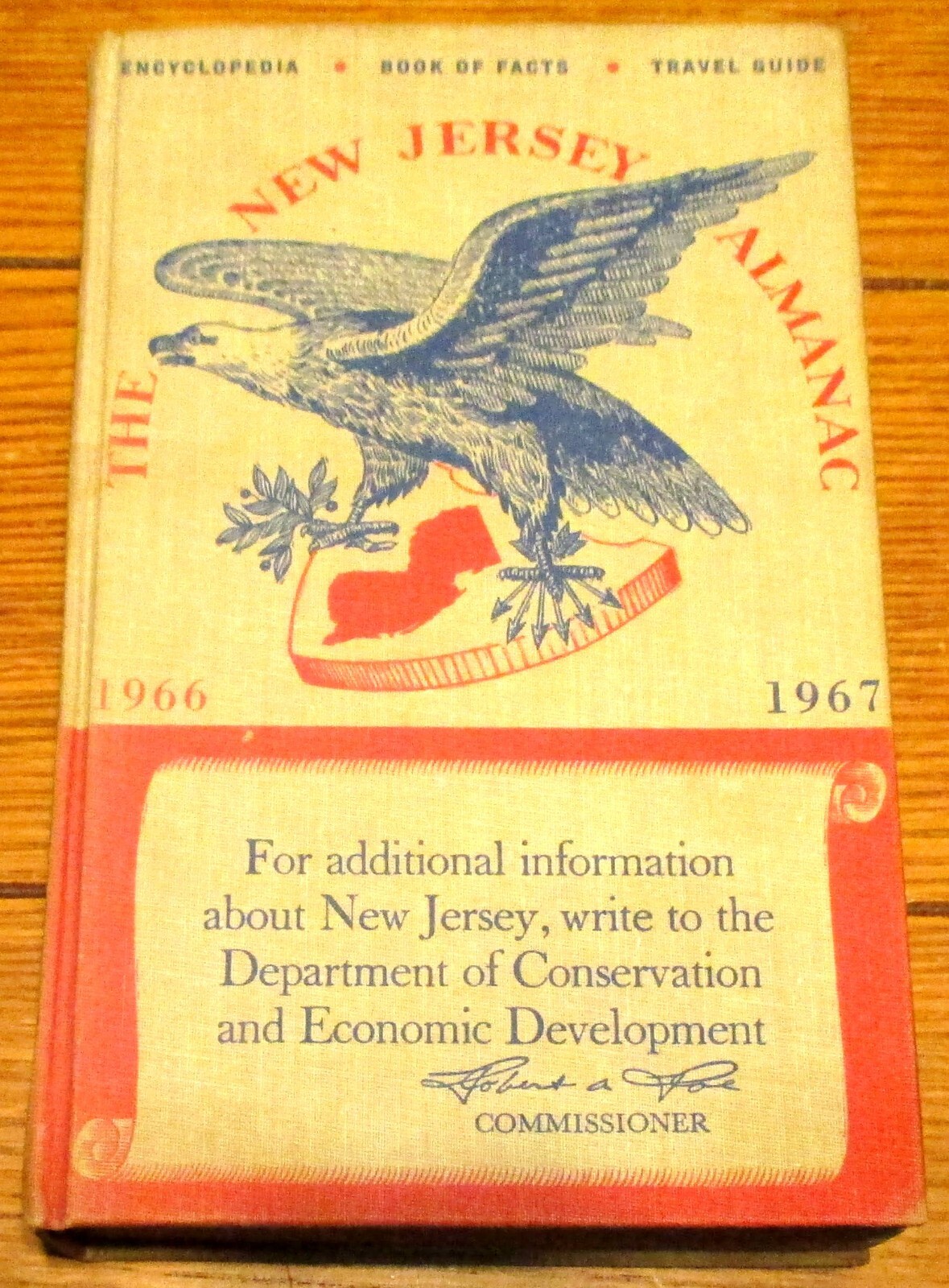 The New Jersey Almanac 1966–1967 Hardcover Book 768 Pages NICE!!