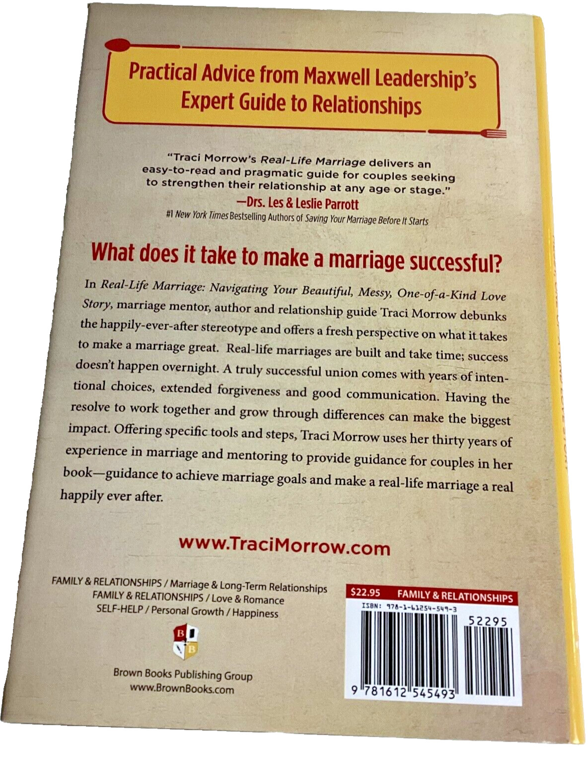 Real-life Marriage by Traci Morrow, Hardcover 2022