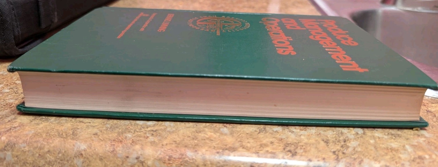 Produce management and operations Cornell University Home Study Program HC Book
