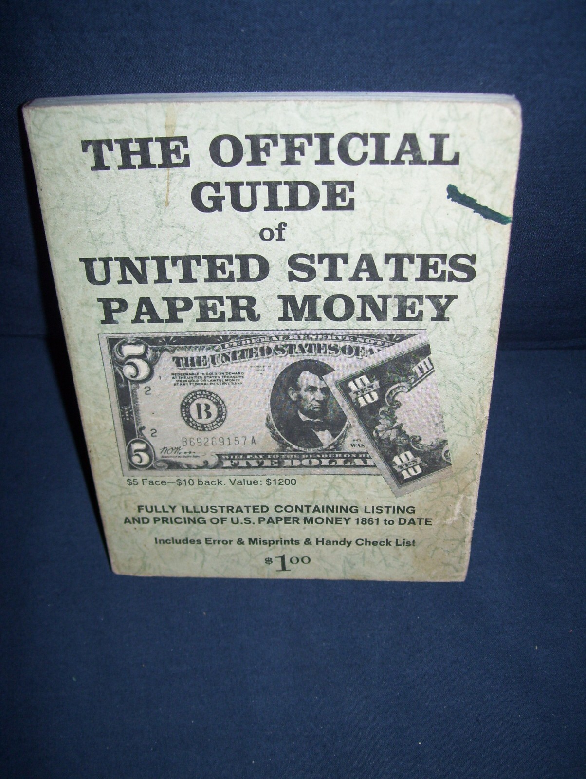 The Official Guide of United States Paper Money Mini SC Used 1968