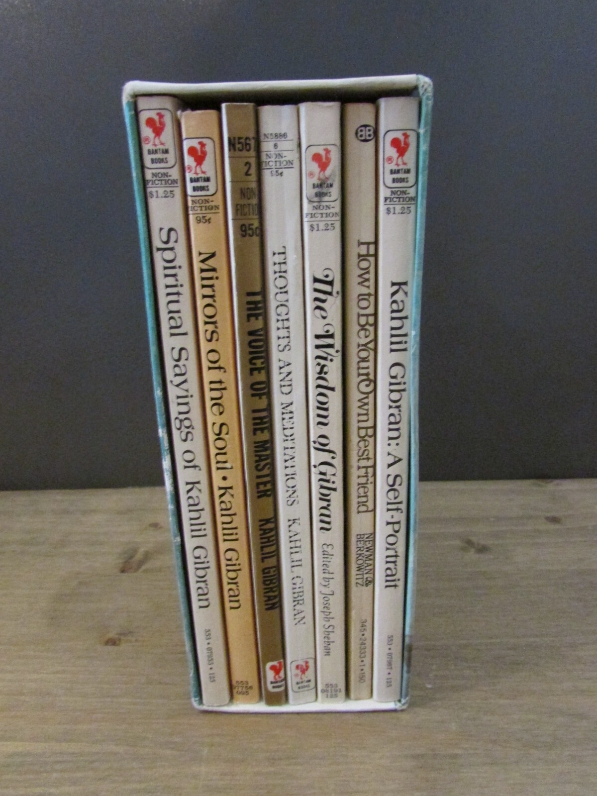Selected Works of Kahlil Gibran 7 Vol Paperback Box Set Bantam Edition 1970s