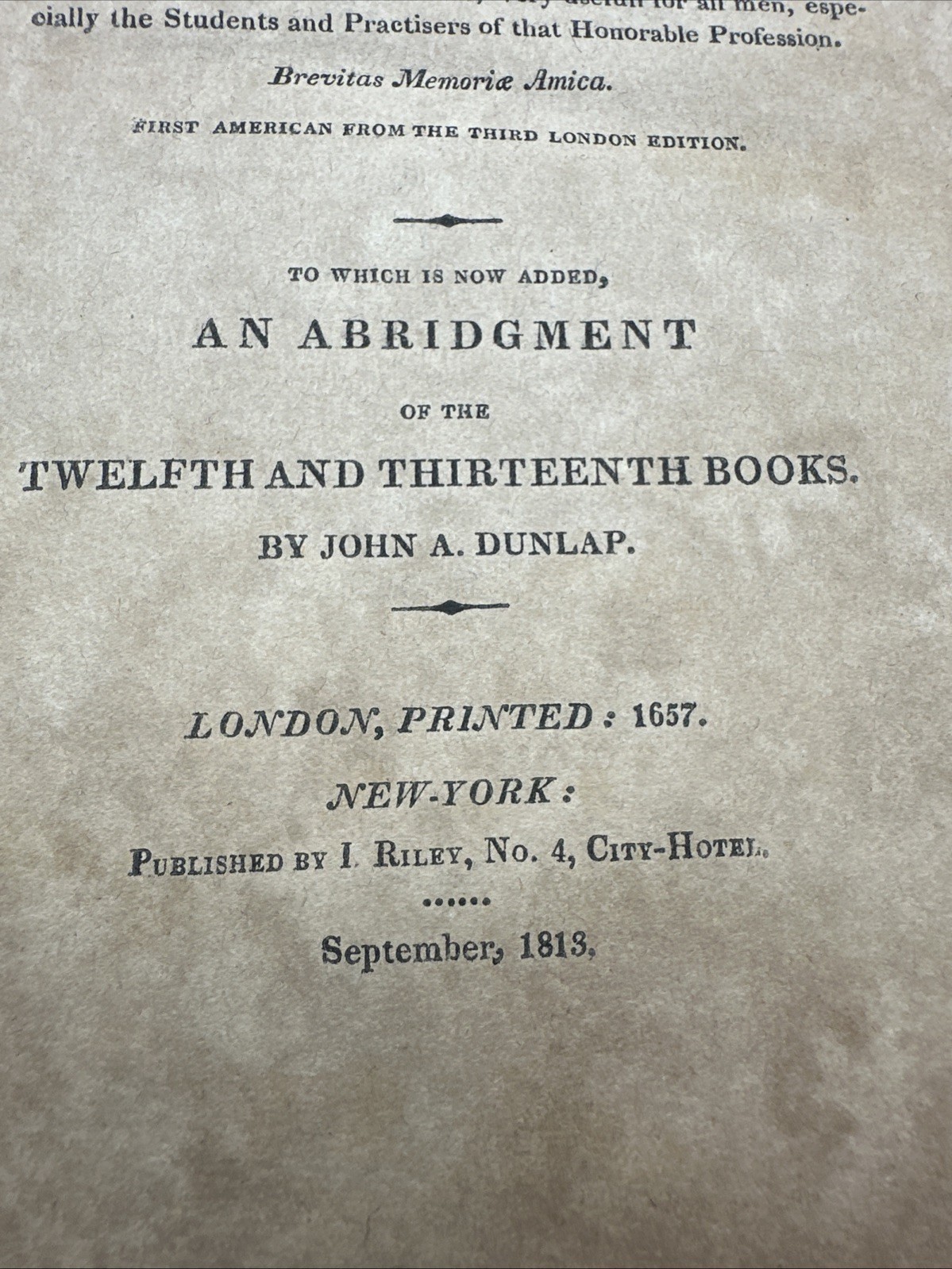 Exact Abridgement Eleven Books Reports Learned Coke Law England (33-10)