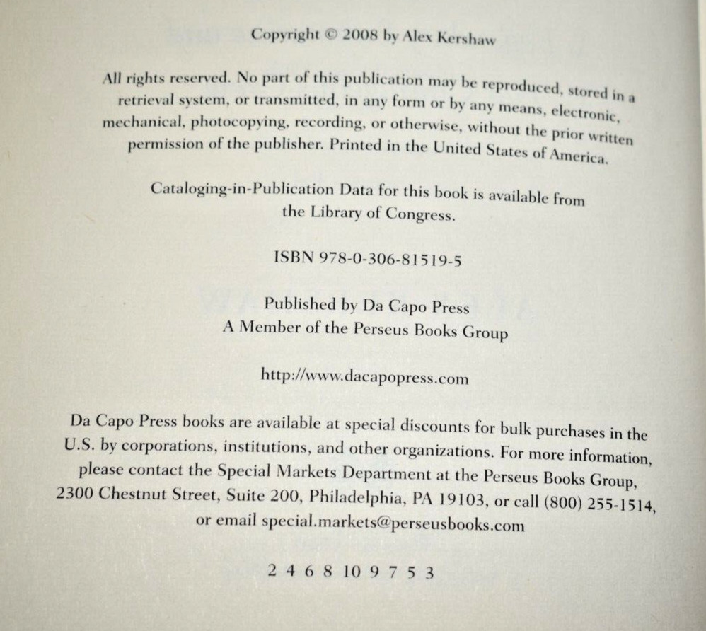 Escape From The Deep: True Story Courage & Survival – Alex Kershaw, Paperback