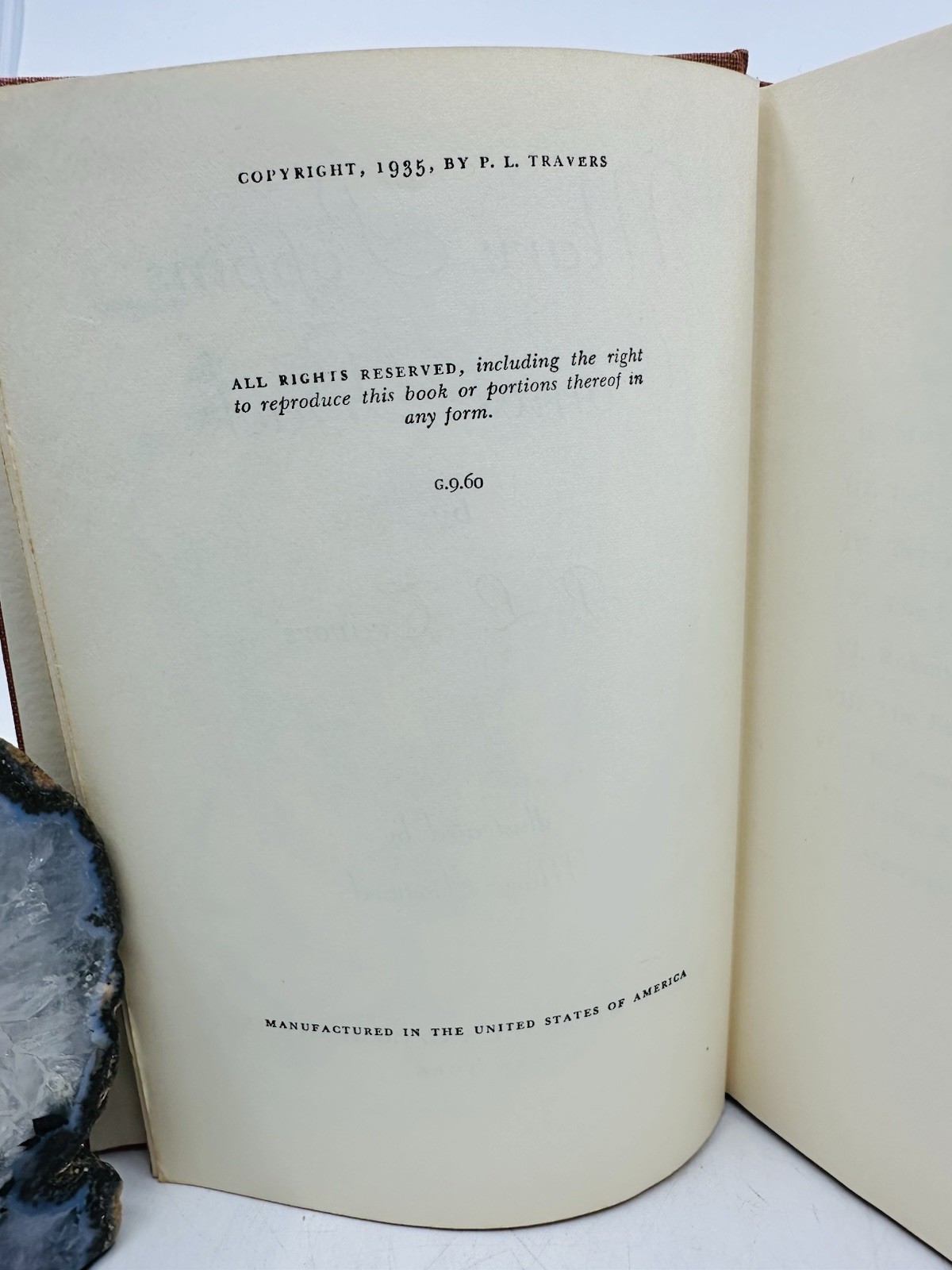 Mary Poppins 2 Book Lot Comes Back In The Park P.L. Travers 1st Edition Vintage