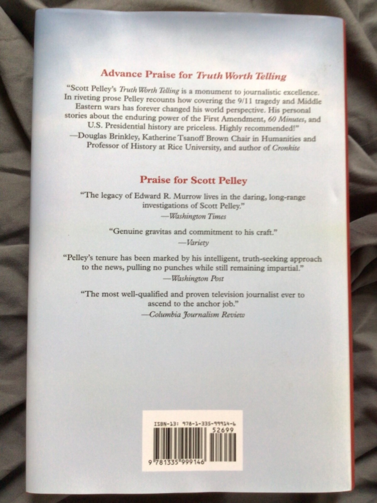 *Signed* Truth Worth Telling by Scott Pelley (2019, Hardcover)