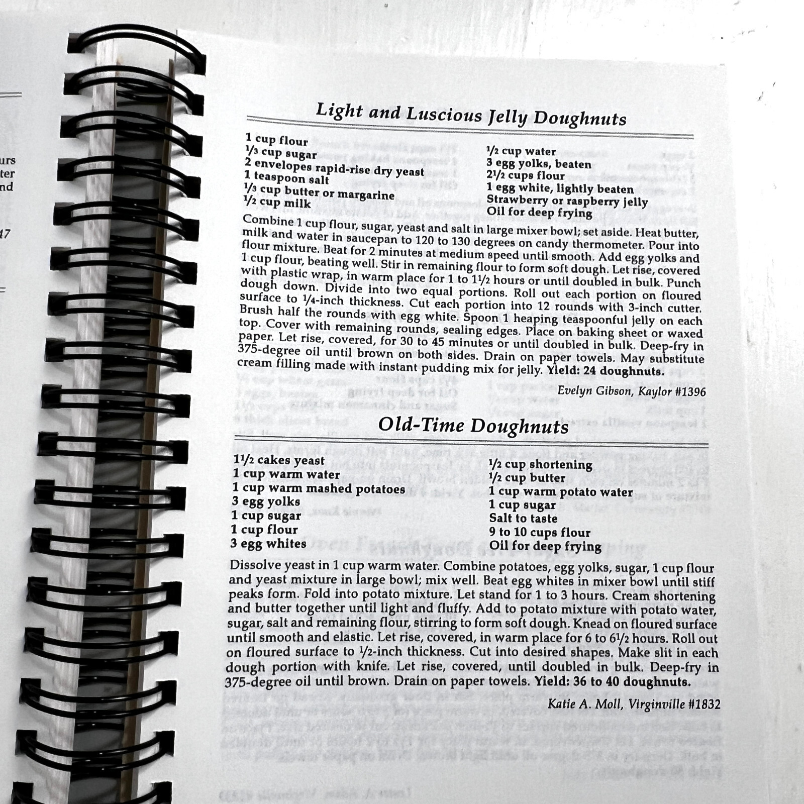 The Pennsylvania State Grange Cookbook 1993 Spiral Bound 432 Pages