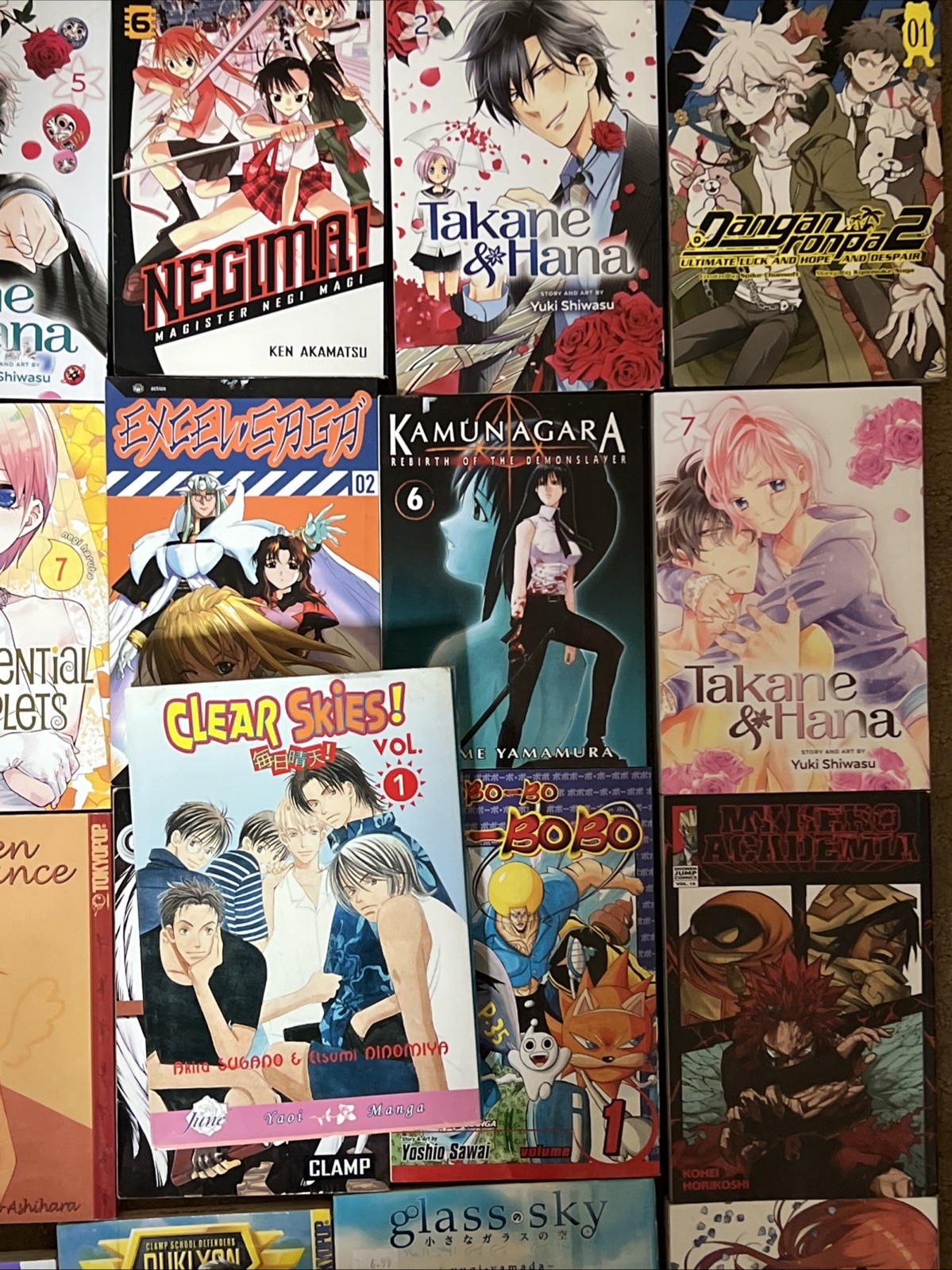 Manga Anime Graphic Collection Lot Of 21 Assorted Titles Volumes Akamatsu Yamada