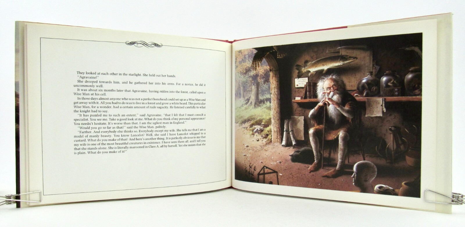 SIR AGRAVAINE by P.G. Wodehouse & Rodger McPhail 1984 Blandford Press HBDJ EXC