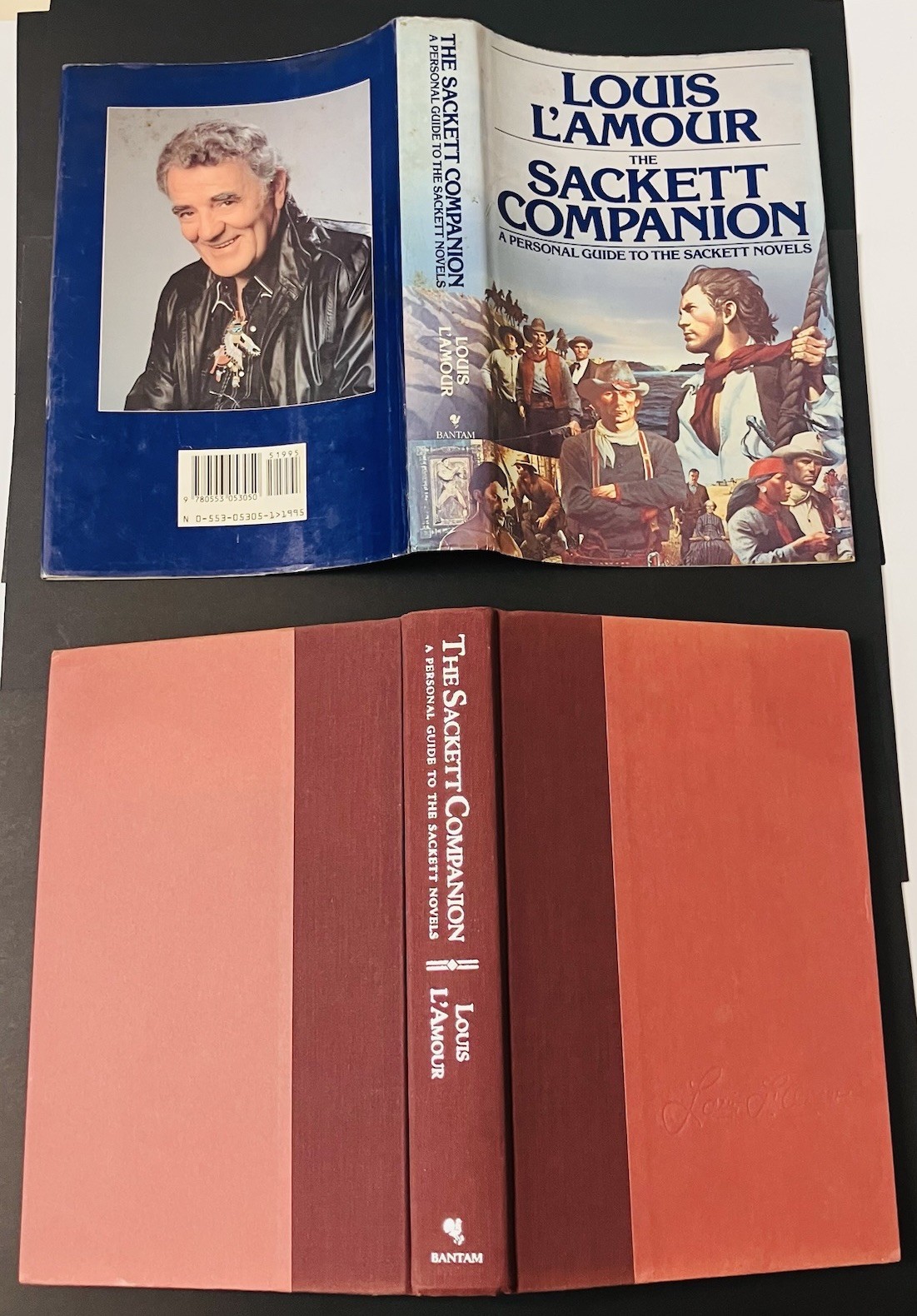 Louis L’Amour The Sackett Companion HC DJ 1988 1st Print Bantam Vintage Western