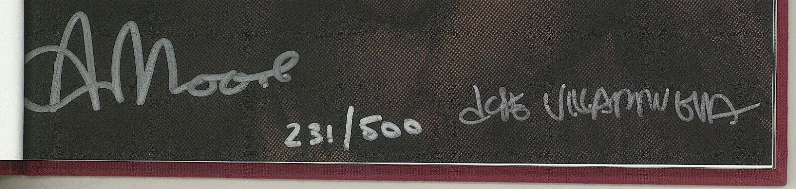 ALAN MOORE, MIRROR OF LOVE, signed and numbered by Alan Moore & Jose Villarrubia