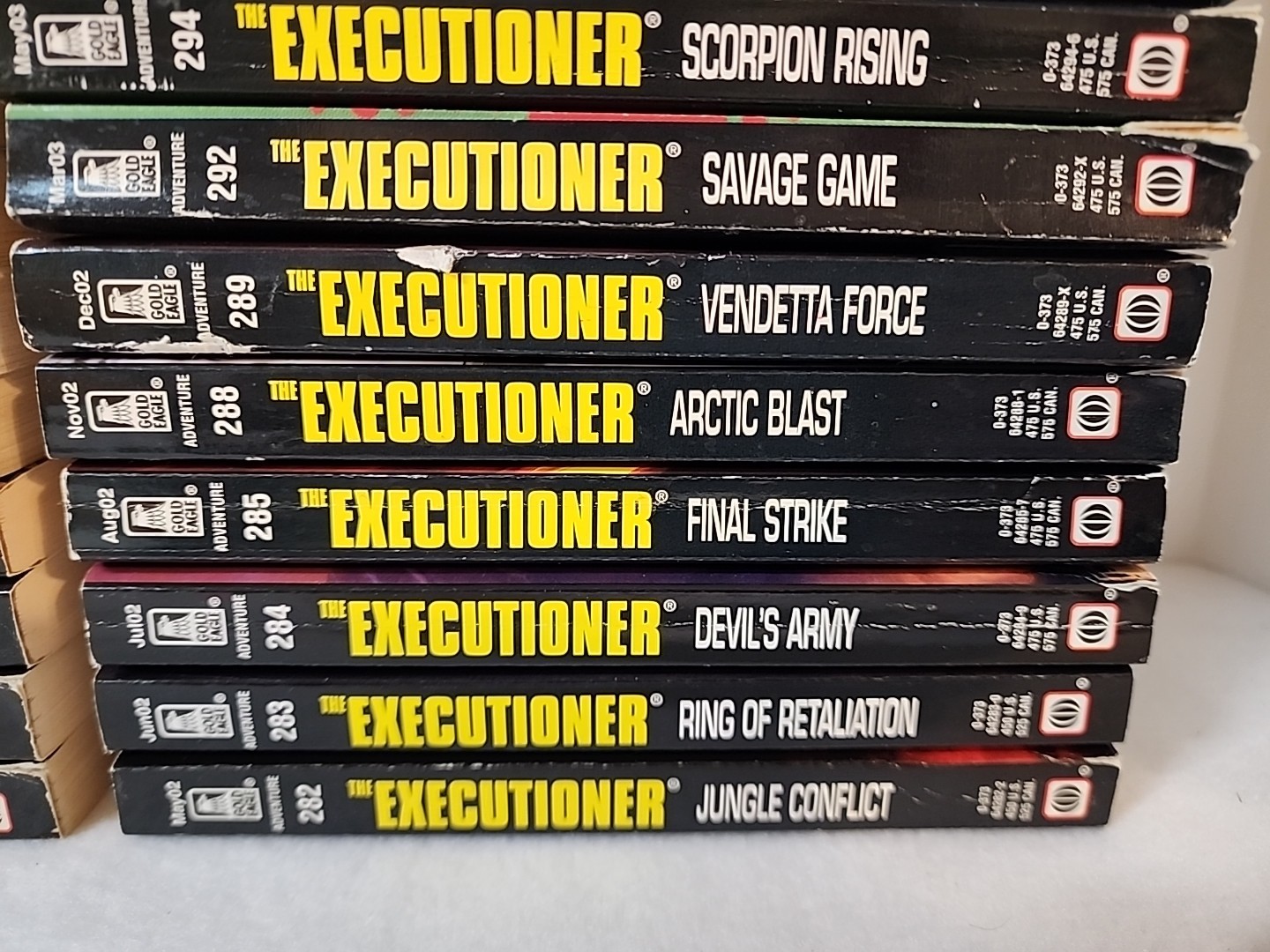 Don Pendleton’s The Executioner Lot of 27 1st Edition Gold Eagle Paperback Books