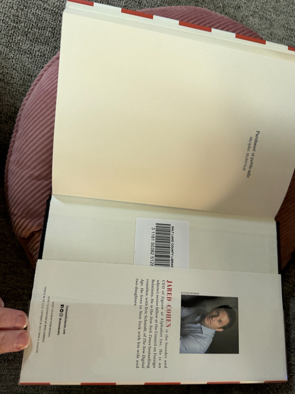 Accidental Presidents Jared Cohen HC LN Ex‑Library | U.S. History | Presidential