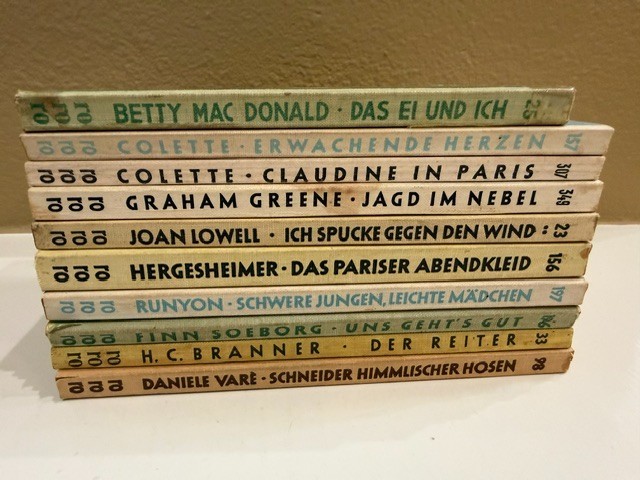 10 German Language PB Rowohlt RORORO GERMAN PB 1950’s Very Good Condition